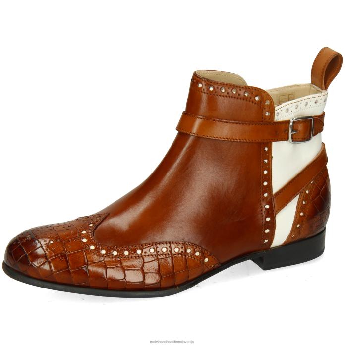 Melvin & Hamilton gležnarji rjav ženske sally 60 FLJ6L819