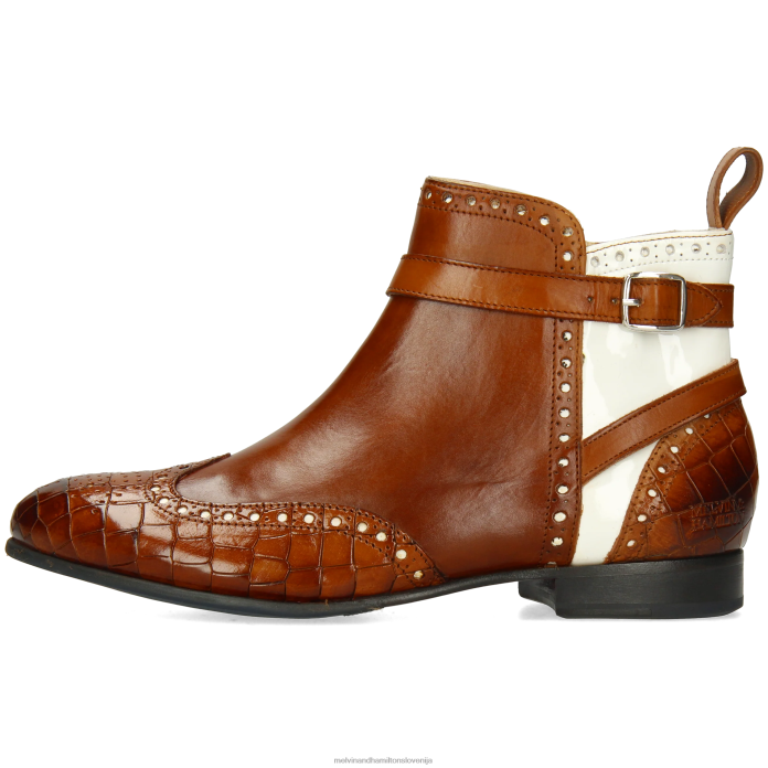 Melvin & Hamilton gležnarji rjav ženske sally 60 FLJ6L819