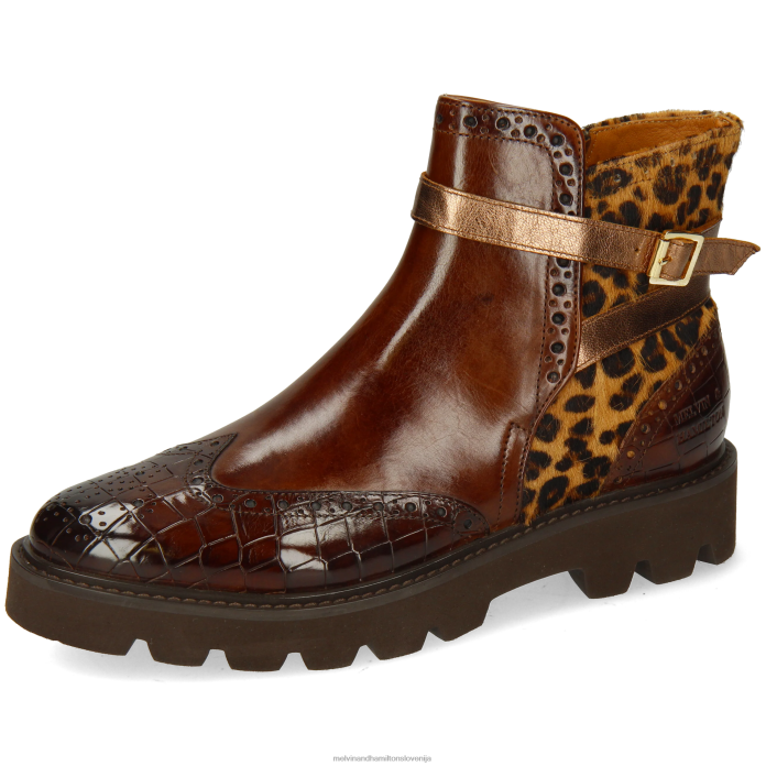 Melvin & Hamilton gležnarji rjav ženske selina 25 FLJ6L894