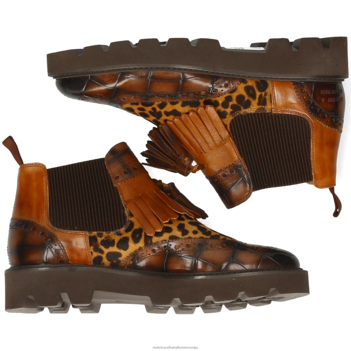 Melvin & Hamilton gležnarji rjav ženske selina 5 FLJ6L869