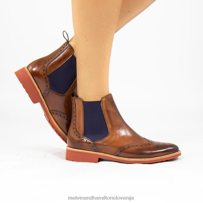 Melvin & Hamilton gležnarji rjav ženske selina 6 FLJ6L1001