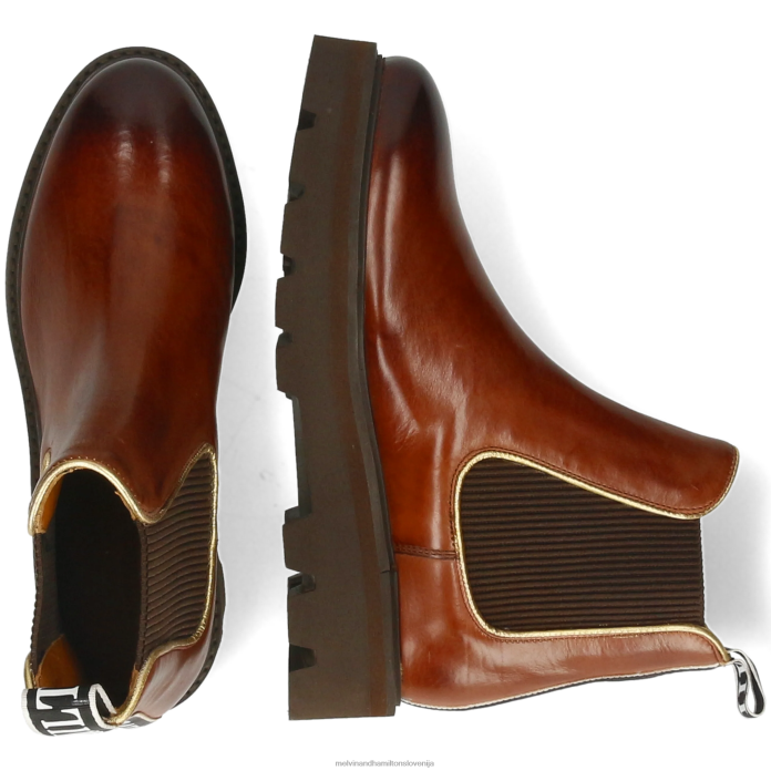 Melvin & Hamilton gležnarji rjav ženske sibilo 6 FLJ6L830