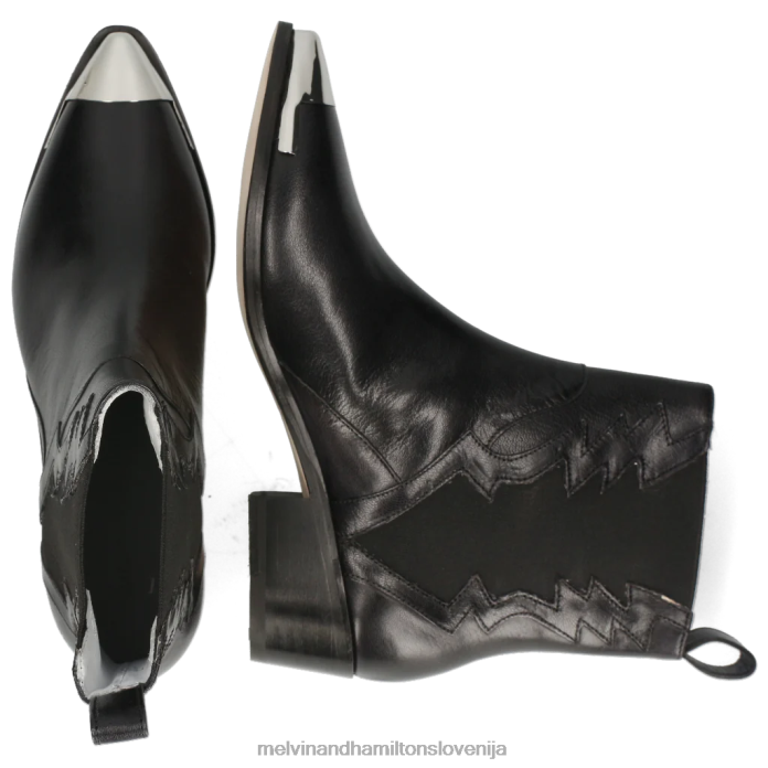 Melvin & Hamilton gležnarji Črna ženske 1. maj FLJ6L1133