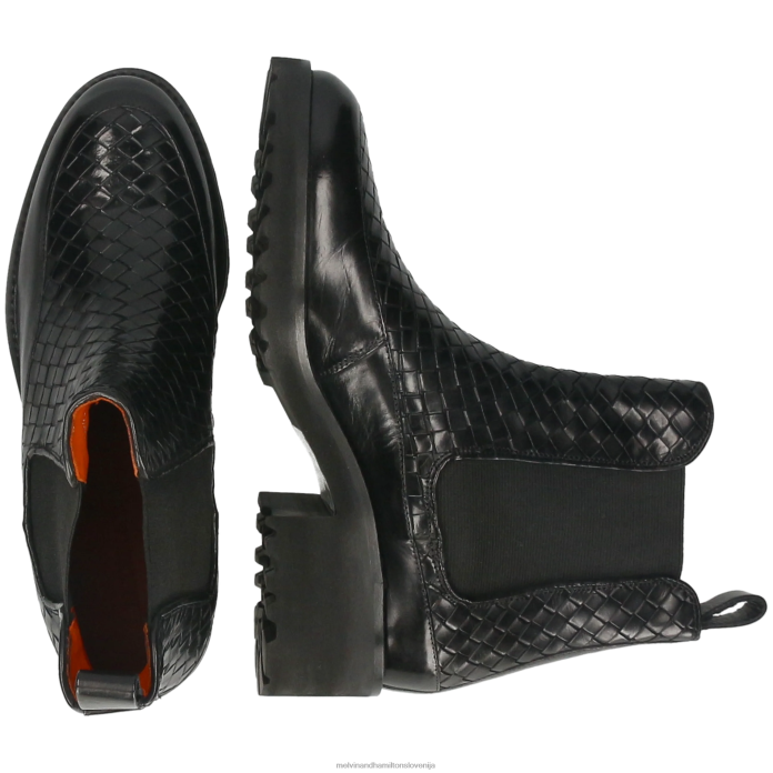 Melvin & Hamilton gležnarji Črna ženske abigail 1 FLJ6L924