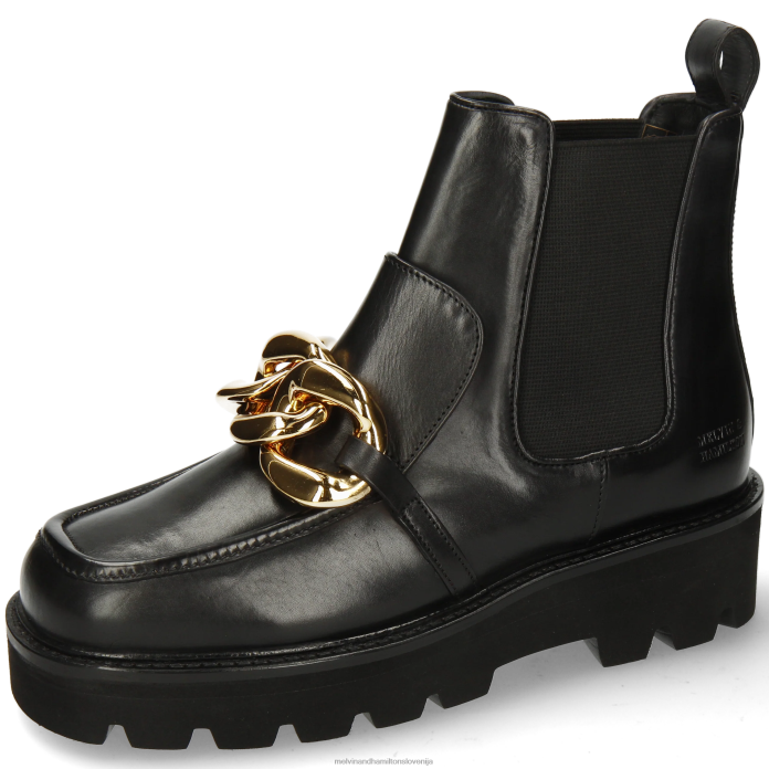 Melvin & Hamilton gležnarji Črna ženske cassy 1 FLJ6L866