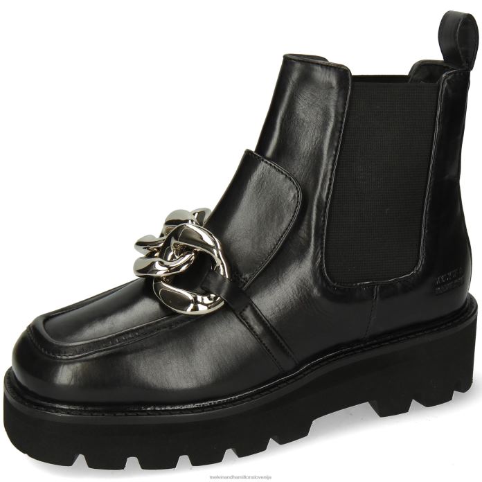 Melvin & Hamilton gležnarji Črna ženske cassy 1 FLJ6L898