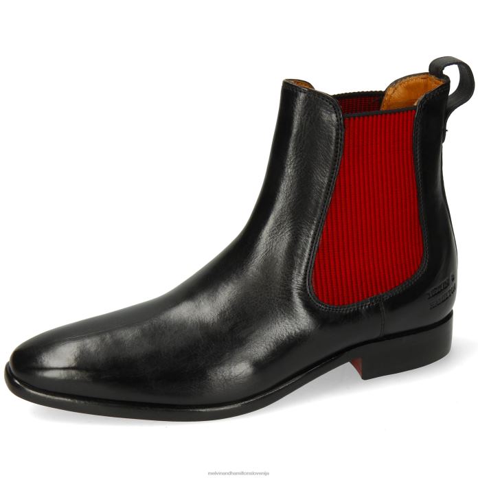 Melvin & Hamilton gležnarji Črna ženske ema 8 FLJ6L1025