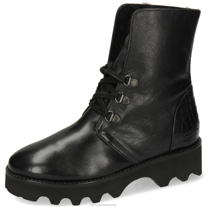 Melvin & Hamilton gležnarji Črna ženske greta 1 FLJ6L1036