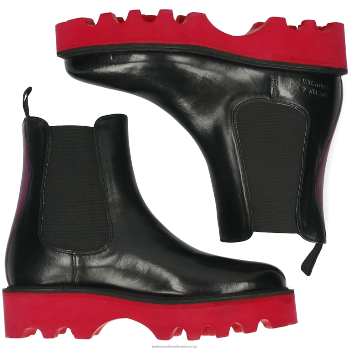 Melvin & Hamilton gležnarji Črna ženske leonie 5 FLJ6L897