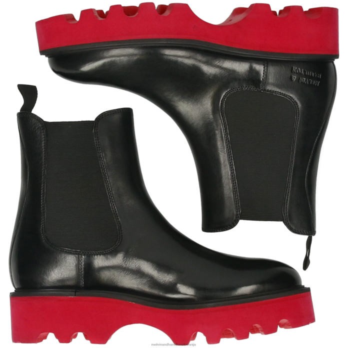 Melvin & Hamilton gležnarji Črna ženske leonie 5 FLJ6L941