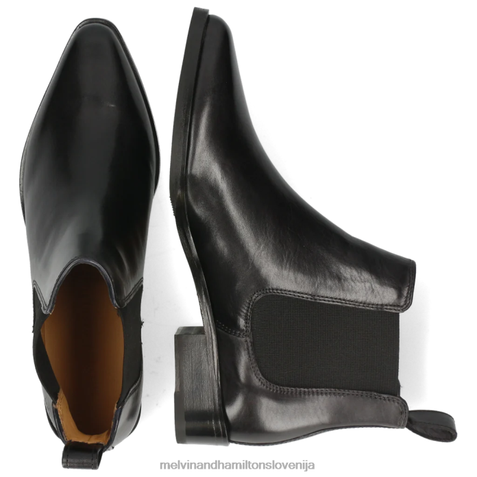 Melvin & Hamilton gležnarji Črna ženske marlin 4 FLJ6L989