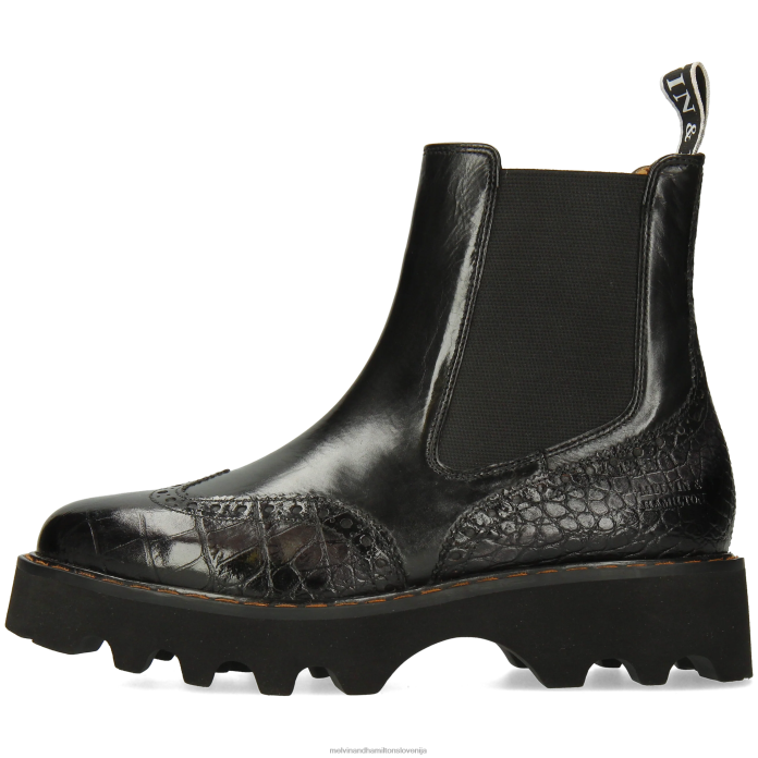 Melvin & Hamilton gležnarji Črna ženske megan 37 FLJ6L911