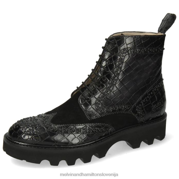 Melvin & Hamilton gležnarji Črna ženske sally 120 FLJ6L1141