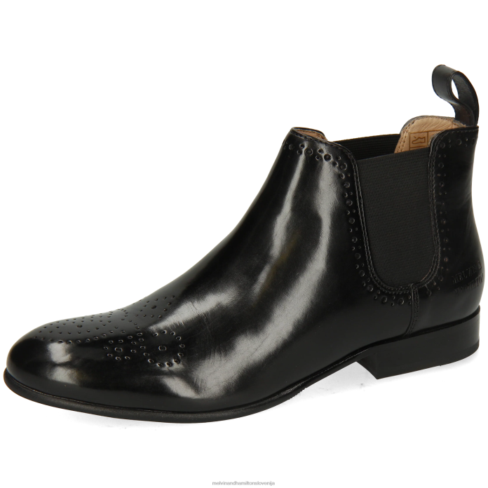 Melvin & Hamilton gležnarji Črna ženske sally 16 FLJ6L784