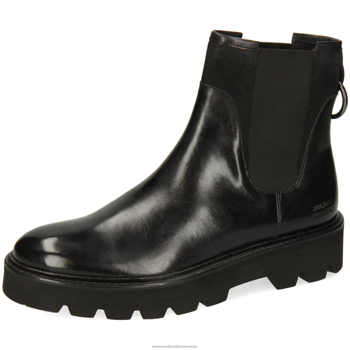 Melvin & Hamilton gležnarji Črna ženske sally 187 FLJ6L917