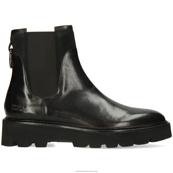 Melvin & Hamilton gležnarji Črna ženske sally 187 FLJ6L917