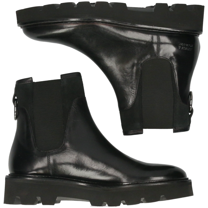 Melvin & Hamilton gležnarji Črna ženske sally 187 FLJ6L917