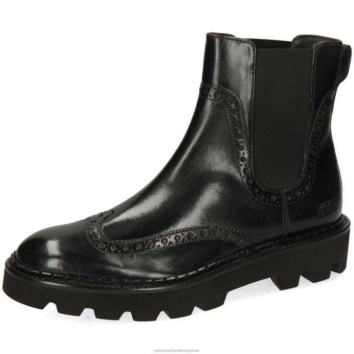 Melvin & Hamilton gležnarji Črna ženske sally 192 FLJ6L802