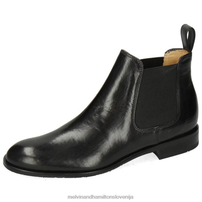 Melvin & Hamilton gležnarji Črna ženske sally 25 FLJ6L1019