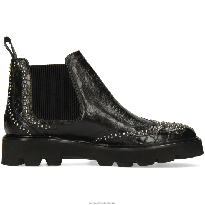 Melvin & Hamilton gležnarji Črna ženske sally 45 FLJ6L856