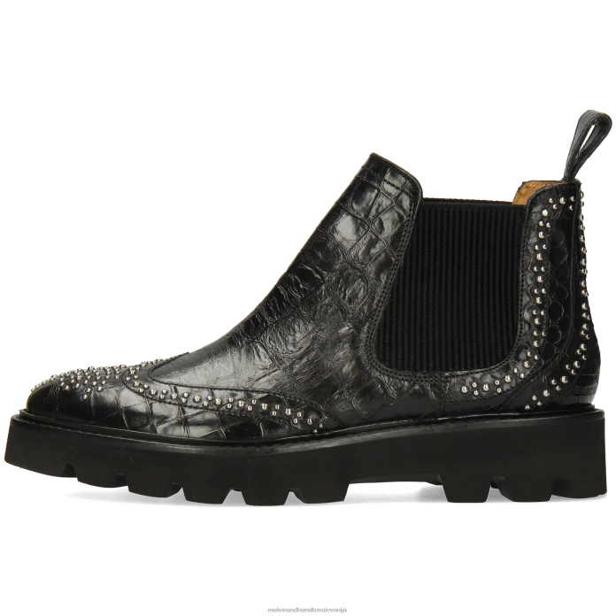 Melvin & Hamilton gležnarji Črna ženske sally 45 FLJ6L856