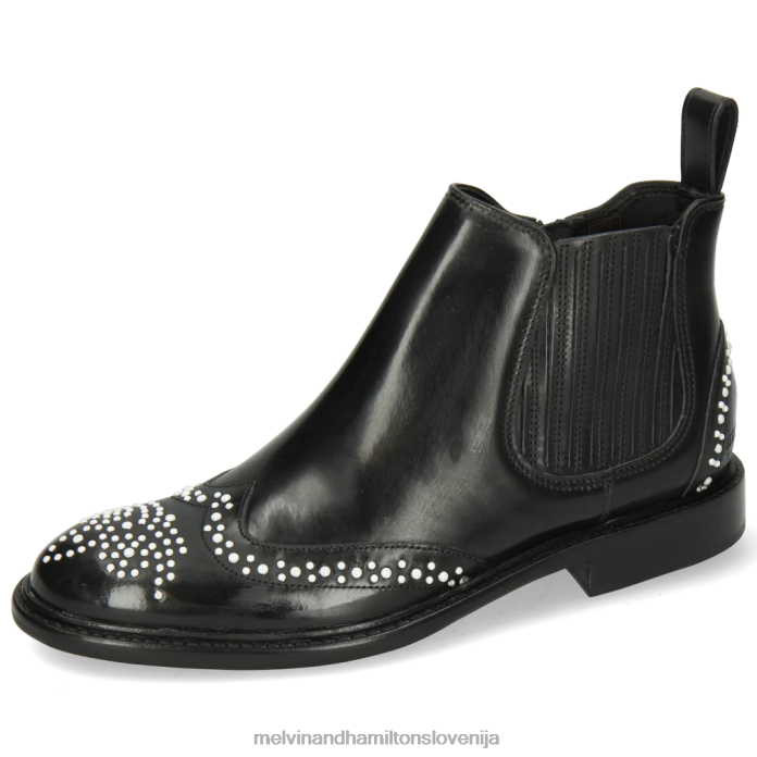 Melvin & Hamilton gležnarji Črna ženske sally 46 FLJ6L1061