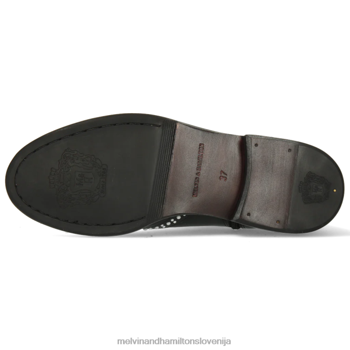 Melvin & Hamilton gležnarji Črna ženske sally 46 FLJ6L1061