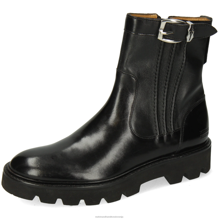 Melvin & Hamilton gležnarji Črna ženske sally 85 FLJ6L849