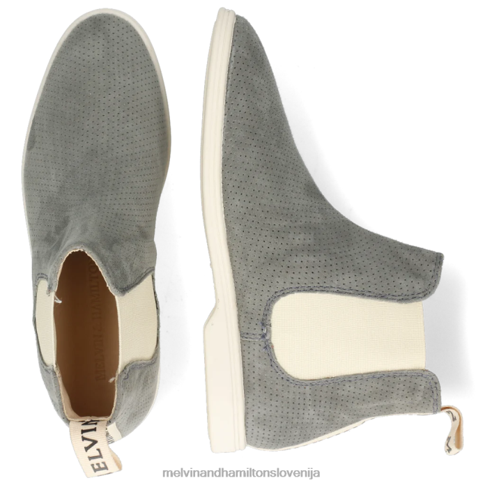Melvin & Hamilton gležnarji siva ženske adley 2 FLJ6L1135