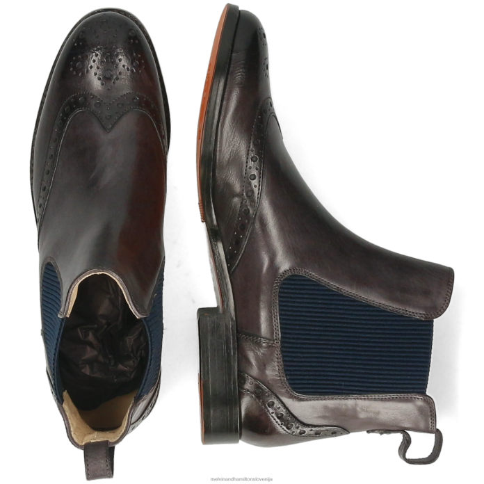 Melvin & Hamilton gležnarji siva ženske amelie 5 FLJ6L991