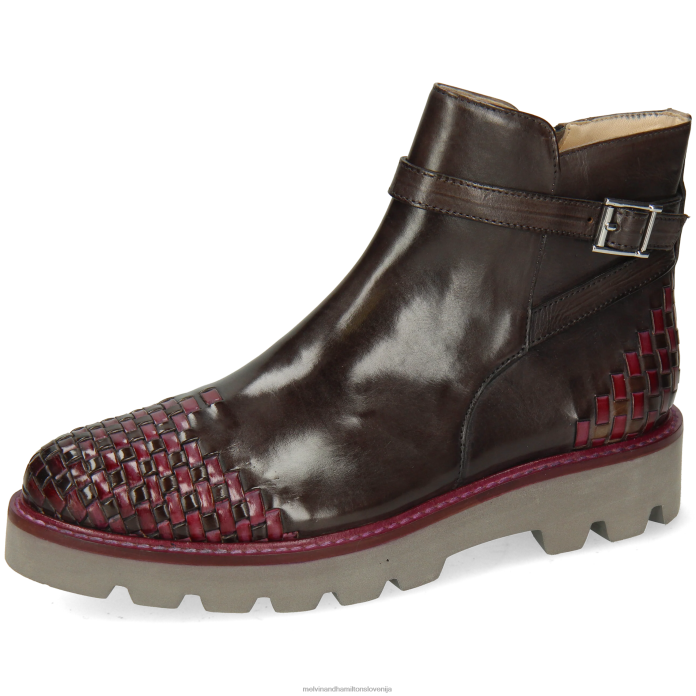 Melvin & Hamilton gležnarji siva ženske molly 14 FLJ6L934