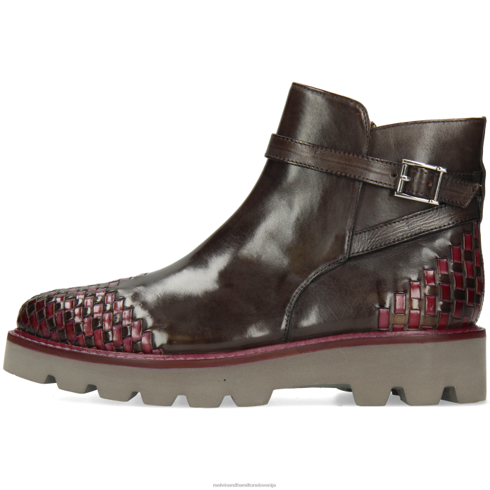 Melvin & Hamilton gležnarji siva ženske molly 14 FLJ6L934