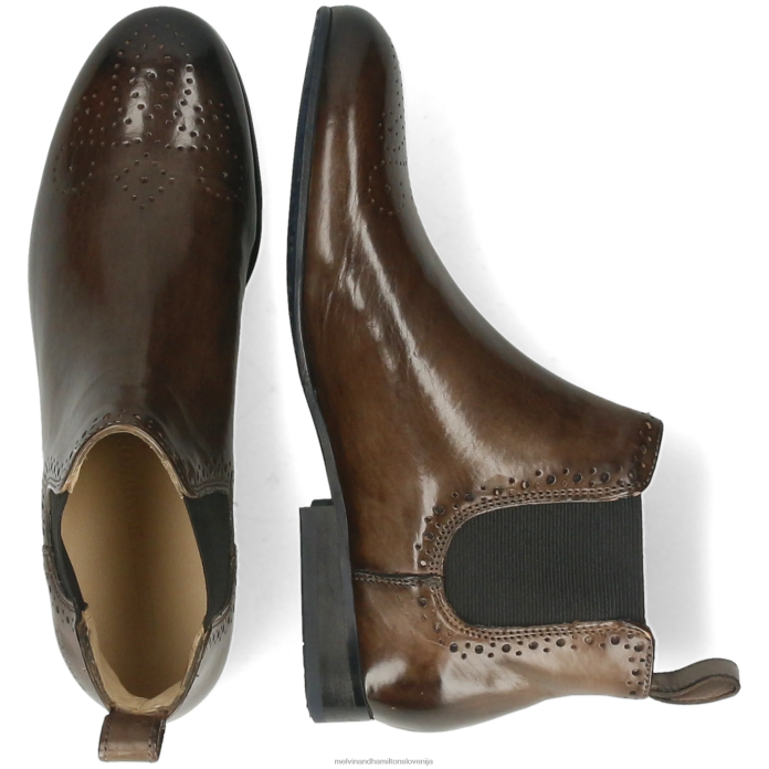 Melvin & Hamilton gležnarji siva ženske sally 16 FLJ6L798