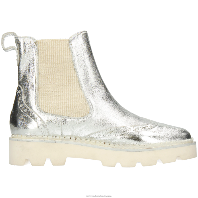 Melvin & Hamilton gležnarji srebro ženske žad 8 FLJ6L990