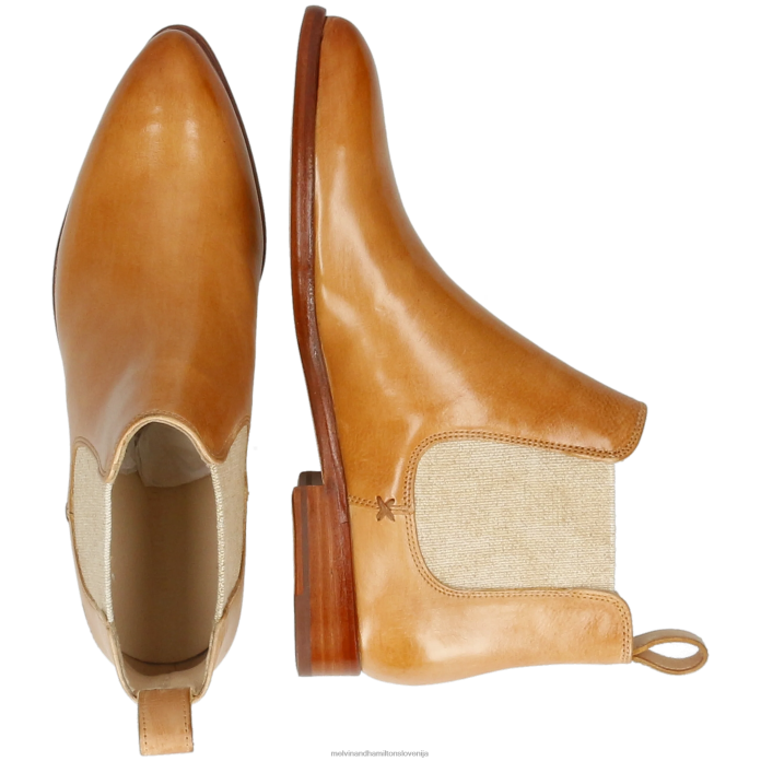 Melvin & Hamilton gležnarji svetlo rjava ženske jessy 1 FLJ6L786