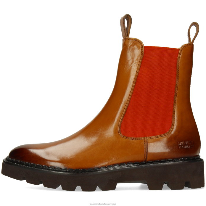 Melvin & Hamilton gležnarji svetlo rjava ženske sally 186 FLJ6L885