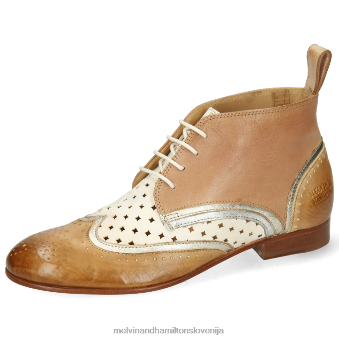 Melvin & Hamilton gležnarji svetlo rjava ženske sally 30 FLJ6L1134