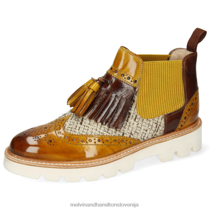 Melvin & Hamilton gležnarji svetlo rjava ženske selina 5 FLJ6L1047