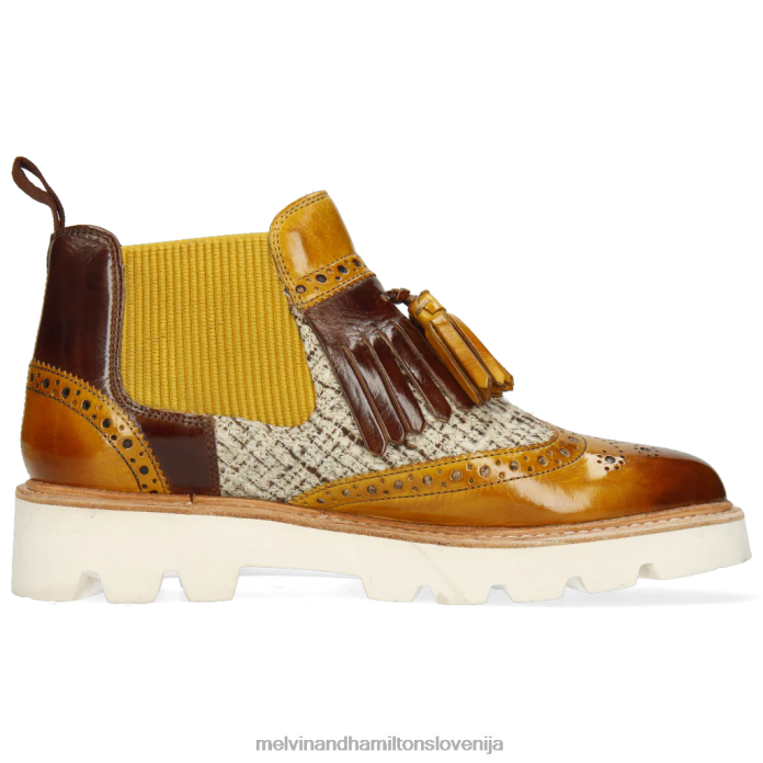 Melvin & Hamilton gležnarji svetlo rjava ženske selina 5 FLJ6L1047