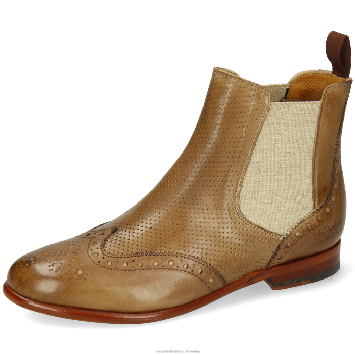 Melvin & Hamilton gležnarji svetlo rjava ženske selina 6 FLJ6L867