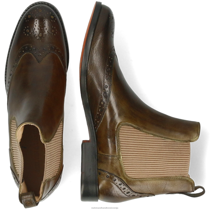 Melvin & Hamilton gležnarji zelena ženske amelie 5 FLJ6L919