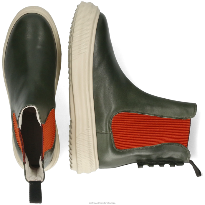 Melvin & Hamilton gležnarji zelena ženske fay 5 FLJ6L1003