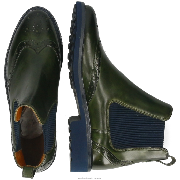 Melvin & Hamilton gležnarji zelena ženske selina 29 FLJ6L794