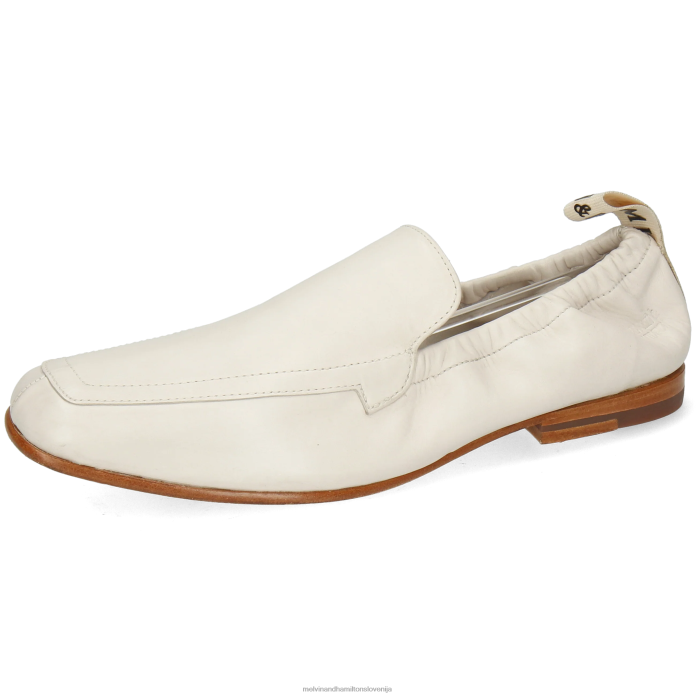 Melvin & Hamilton loaferji bela ženske kamila 4 FLJ6L1440