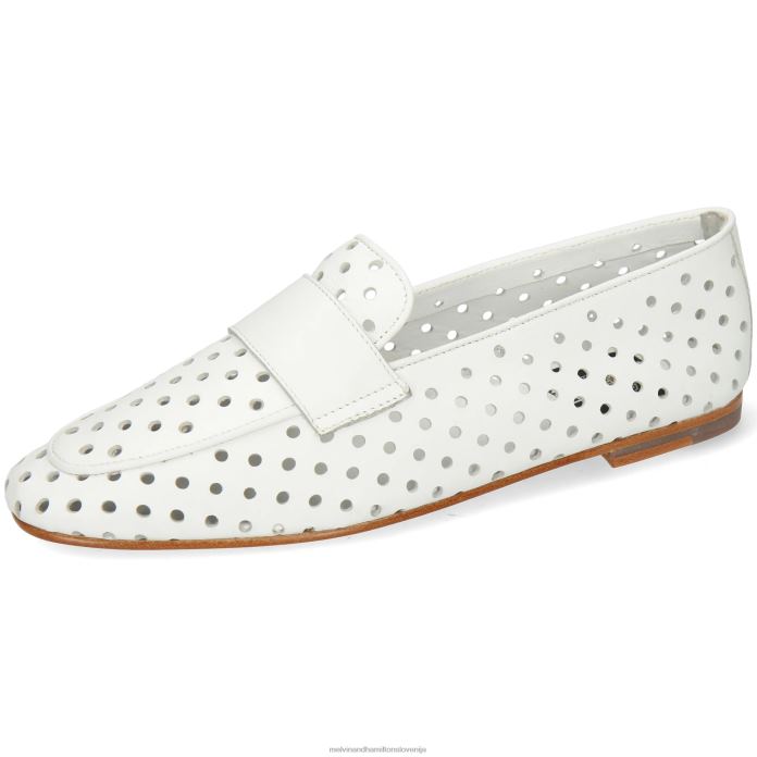 Melvin & Hamilton loaferji bela ženske mandy 6 FLJ6L1422