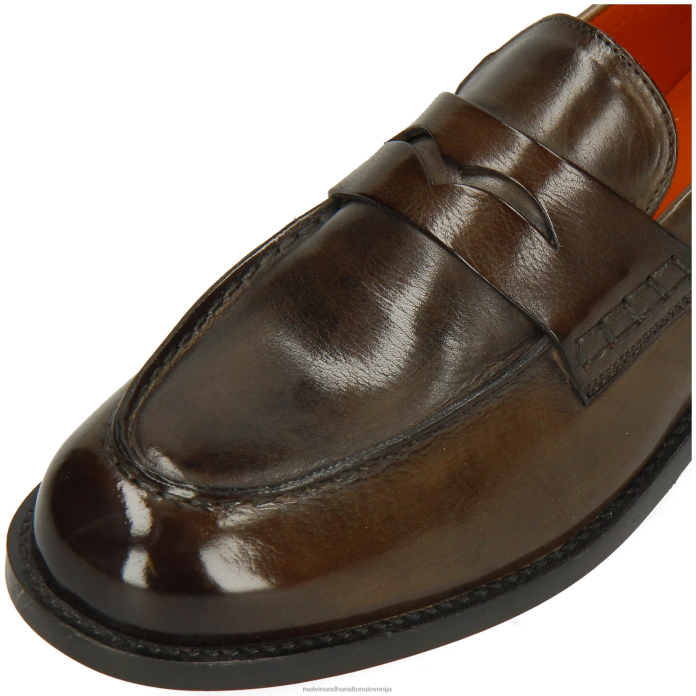 Melvin & Hamilton loaferji kaki ženske vladar 4 FLJ6L1392