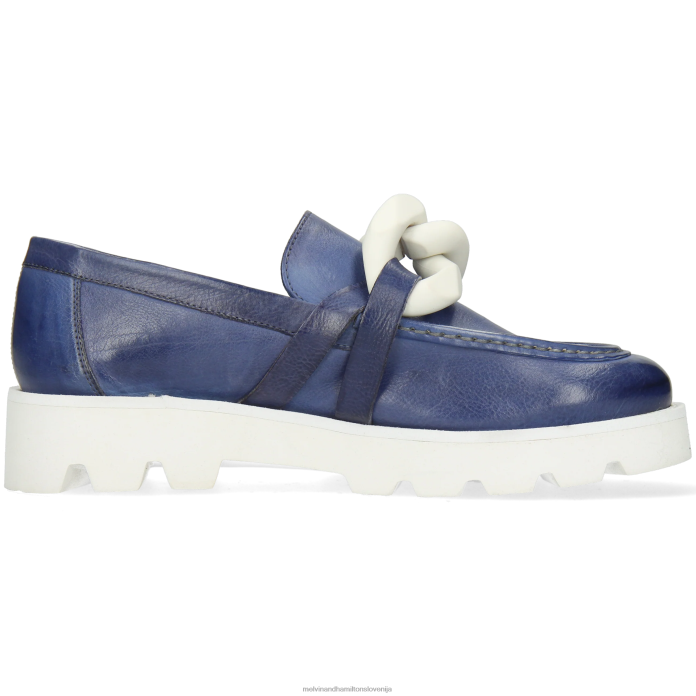 Melvin & Hamilton loaferji modra ženske žad 32 FLJ6L1442