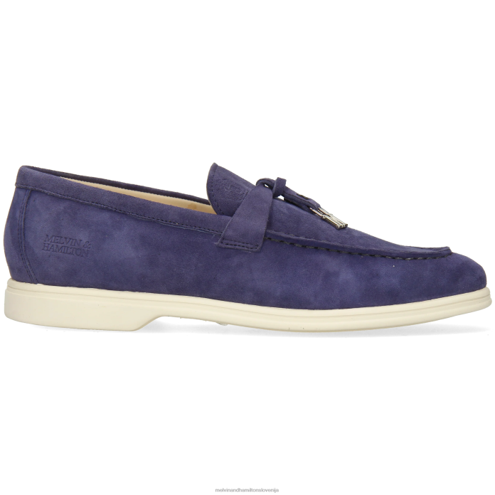 Melvin & Hamilton loaferji modra ženske adley 3 FLJ6L1308