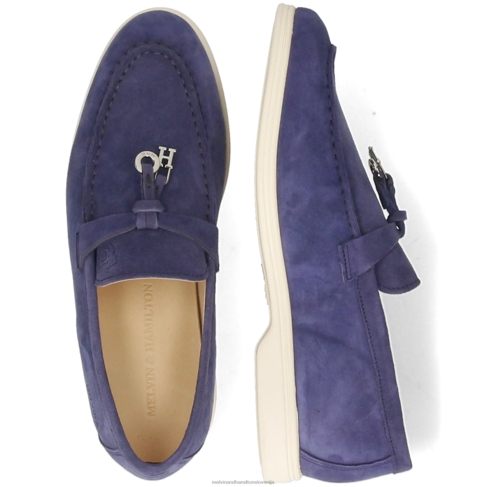 Melvin & Hamilton loaferji modra ženske adley 3 FLJ6L1308