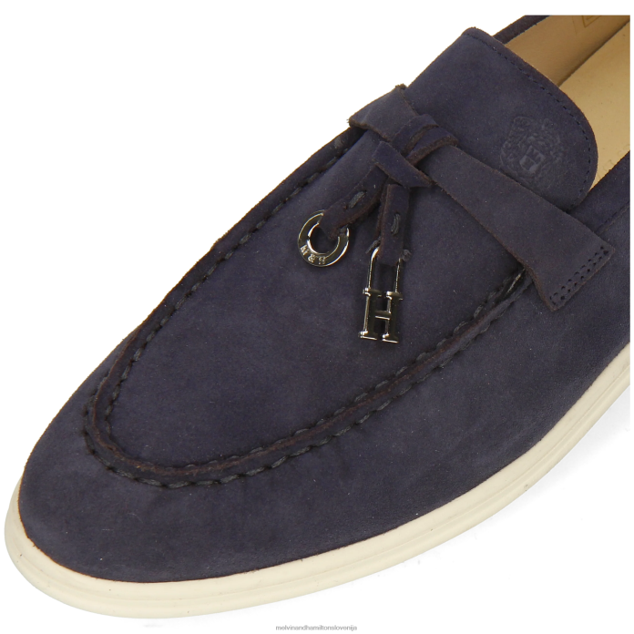Melvin & Hamilton loaferji modra ženske adley 3 FLJ6L1322